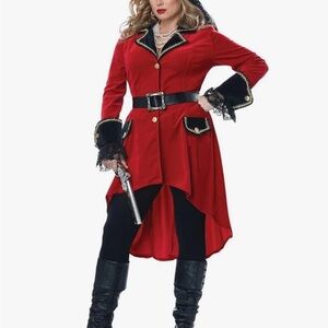 California Costumes Red Pirate Women’s Costume